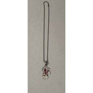 VTG 2000s ICP / Psychopathic Records Hatchetman Pendant / Chain 4.5” Juggalo Y2K